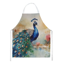 Load image into Gallery viewer, Peacock Apron – Artist-Designed Kitchen, BBQ &amp; Craft Apron