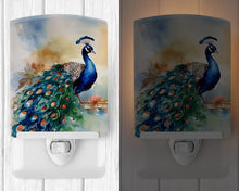 Load image into Gallery viewer, Peacock Ceramic Night Light