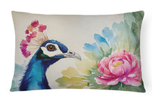 Load image into Gallery viewer, Peacock Throw Pillow