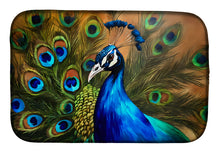 Load image into Gallery viewer, Peacock Dish Drying Mat