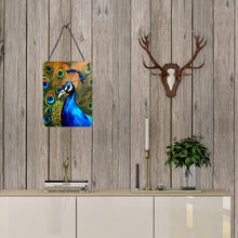 Load image into Gallery viewer, Peacock Wall or Door Hanging Prints
