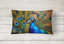 Load image into Gallery viewer, Peacock Throw Pillow
