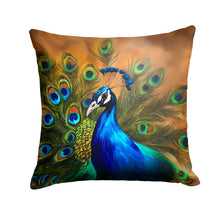 Load image into Gallery viewer, Peacock Throw Pillow