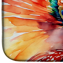 Load image into Gallery viewer, Peacock Dish Drying Mat