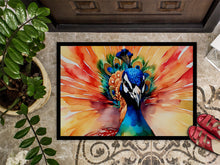 Load image into Gallery viewer, Peacock Doormat - 18X27 Indoor / Outdoor Rug | Made in USA