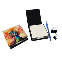 Load image into Gallery viewer, Peacock PU Leather Note Paper Holder