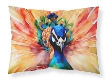 Load image into Gallery viewer, Peacock Standard Pillowcase – Artistic Decorative Front, White Back