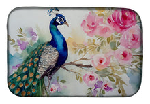 Load image into Gallery viewer, Peacock Dish Drying Mat