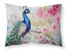 Load image into Gallery viewer, Peacock Standard Pillowcase – Artistic Decorative Front, White Back