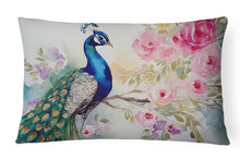 Load image into Gallery viewer, Peacock Throw Pillow