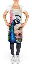 Load image into Gallery viewer, Peacock Apron – Artist-Designed Kitchen, BBQ &amp; Craft Apron