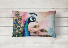 Load image into Gallery viewer, Peacock Throw Pillow