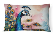 Load image into Gallery viewer, Peacock Throw Pillow