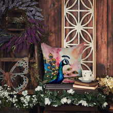 Load image into Gallery viewer, Peacock Throw Pillow
