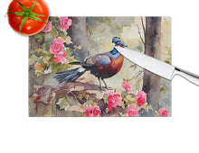 Load image into Gallery viewer, Pheasant Glass Cutting Boards – Durable, Decorative Kitchen Art