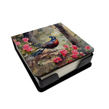 Load image into Gallery viewer, Pheasant PU Leather Note Paper Holder