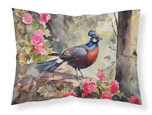 Load image into Gallery viewer, Pheasant Standard Pillowcase – Artistic Decorative Front, White Back