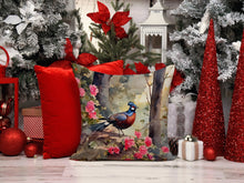 Load image into Gallery viewer, Pheasant Throw Pillow - 14x14 Decorative Pillow – Art for Your Home &amp; Patio