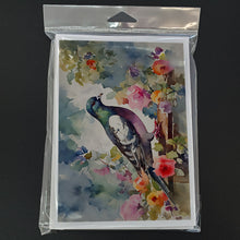 Load image into Gallery viewer, Pigeon Greeting Cards - Blank Note Cards – 8-Pack of Artist-Designed Cards with Envelopes