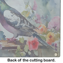 Load image into Gallery viewer, Pigeon Glass Cutting Boards – Durable, Decorative Kitchen Art