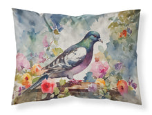 Load image into Gallery viewer, Pigeon Standard Pillowcase – Artistic Decorative Front, White Back