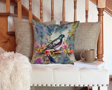 Load image into Gallery viewer, Pigeon Throw Pillow - 14x14 Decorative Pillow – Art for Your Home &amp; Patio