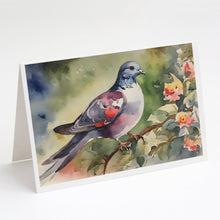 Load image into Gallery viewer, Pigeon Greeting Cards - Blank Note Cards – 8-Pack of Artist-Designed Cards with Envelopes