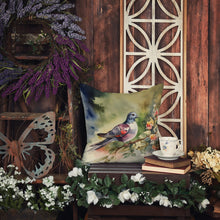 Load image into Gallery viewer, Pigeon Throw Pillow - 14x14 Decorative Pillow – Art for Your Home &amp; Patio
