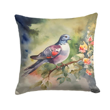 Load image into Gallery viewer, Pigeon Throw Pillow - 14x14 Decorative Pillow – Art for Your Home &amp; Patio