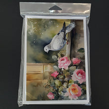 Load image into Gallery viewer, Pigeon Greeting Cards - Blank Note Cards – 8-Pack of Artist-Designed Cards with Envelopes