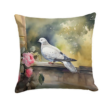 Load image into Gallery viewer, Pigeon Throw Pillow - 14x14 Decorative Pillow – Art for Your Home &amp; Patio