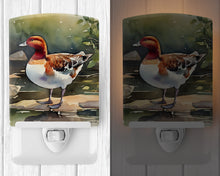 Load image into Gallery viewer, Redhead Duck Ceramic Night Light
