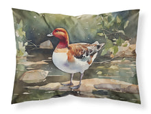 Load image into Gallery viewer, Redhead Duck Standard Pillowcase – Artistic Decorative Front, White Back