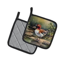 Load image into Gallery viewer, Redhead Duck Pot Holders - Set of 2 Decorative Kitchen Helpers | Made in the USA