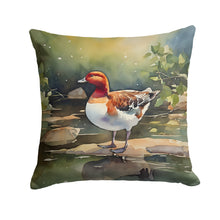 Load image into Gallery viewer, Redhead Duck Throw Pillow