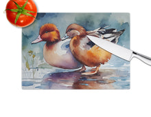 Load image into Gallery viewer, Redhead Duck Glass Cutting Boards – Durable, Decorative Kitchen Art