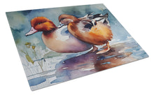 Load image into Gallery viewer, Redhead Duck Glass Cutting Boards – Durable, Decorative Kitchen Art