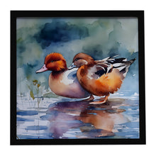 Load image into Gallery viewer, Redhead Duck Framed Metal Print