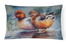 Load image into Gallery viewer, Redhead Duck Throw Pillow