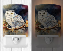 Load image into Gallery viewer, Snowy Owl Ceramic Night Light
