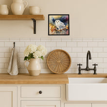 Load image into Gallery viewer, Snowy Owl Framed Metal Print