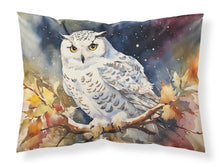 Load image into Gallery viewer, Snowy Owl Standard Pillowcase – Artistic Decorative Front, White Back