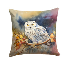 Load image into Gallery viewer, Snowy Owl Throw Pillow - 14x14 Decorative Pillow – Art for Your Home &amp; Patio