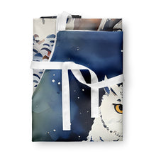 Load image into Gallery viewer, Snowy Owl Apron – Artist-Designed Kitchen, BBQ &amp; Craft Apron