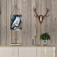 Load image into Gallery viewer, Snowy Owl Wall or Door Hanging Prints