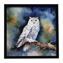 Load image into Gallery viewer, Snowy Owl Framed Metal Print