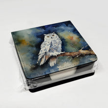 Load image into Gallery viewer, Snowy Owl PU Leather Note Paper Holder