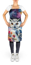Load image into Gallery viewer, Snowy Owl Apron – Artist-Designed Kitchen, BBQ &amp; Craft Apron