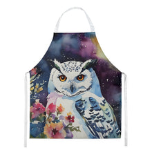 Load image into Gallery viewer, Snowy Owl Apron – Artist-Designed Kitchen, BBQ &amp; Craft Apron