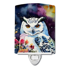 Load image into Gallery viewer, Snowy Owl Ceramic Night Light